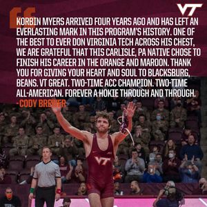 Image post by @hokieswrestling on Instagram