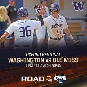 Image post by @uw_baseball on Instagram