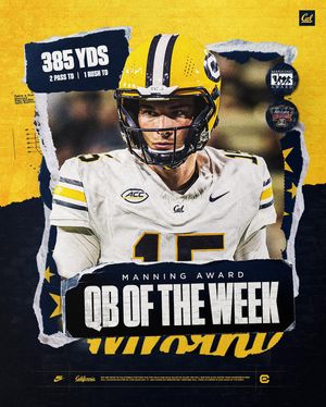 Image post by @cal_football on Instagram