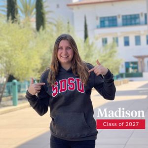 Image post by @sdsuadmissions on Instagram