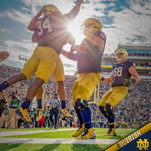 Image post by @ndfootball on Instagram
