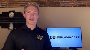 Video post by @100MenWhoCareTriStateArea on Facebook