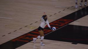 Video post by @texastechvb on Twitter