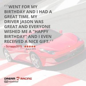 Image post by @DreamRacing on Facebook