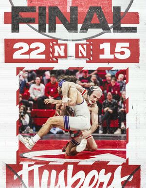 Image post by @HuskerWrestling on Twitter