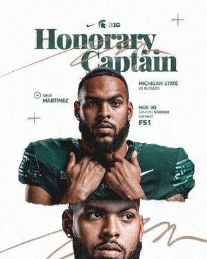Image post by @MSU_Football on Twitter