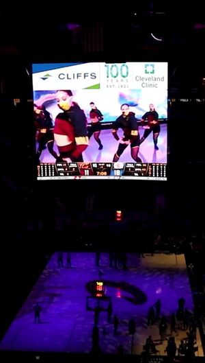 Image post by @cavaliersdanceteam on Facebook