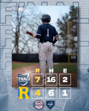 Image post by @Ithaca_Baseball on Twitter