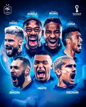 Image post by @equipedefrance on Twitter