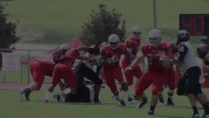 Video post by @ucpatriotfball on Twitter