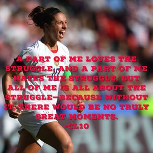 Image post by @carlilloyd on Instagram