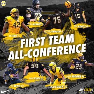 Image post by @appstate_fb on Instagram