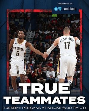 Image post by @pelicansnba on Instagram