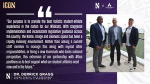 Image post by @NU_Sports on Twitter