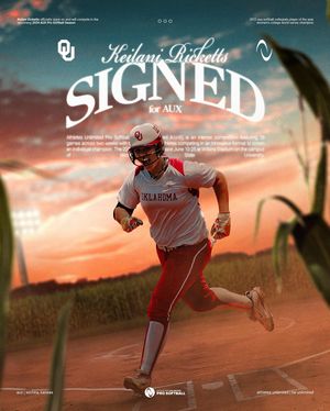Image post by @auprosoftball on Instagram