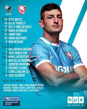 Image post by @officialgloucesterrugby on Instagram