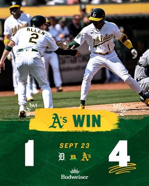 Image post by @athletics on Instagram