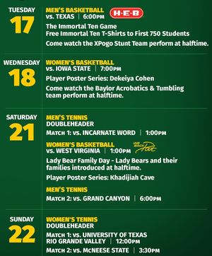 Image post by @baylorathletics on Instagram