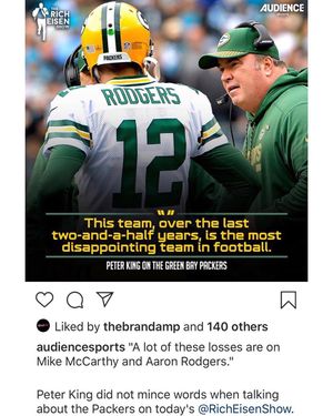 Image post by @richeisenshow on Instagram