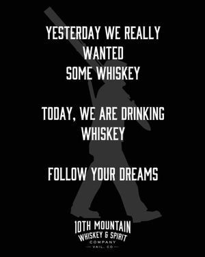 Image post by @10thmtnwhiskey on Instagram