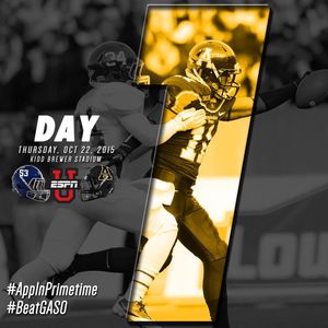 Image post by @appstate_fb on Instagram