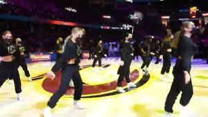 Image post by @cavaliersdanceteam on Facebook