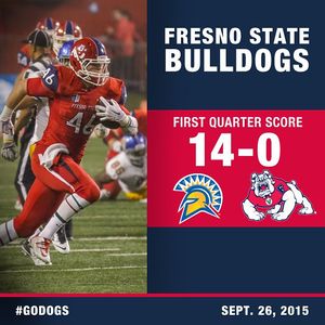 Image post by @fresnostateathletics on Instagram