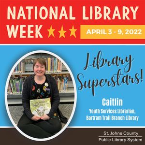 Image post by @stjohnscountylibrary on Instagram