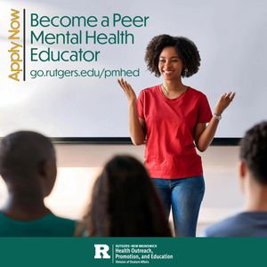Image post by @rustudenthealth on Instagram