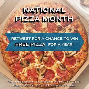Image post by @dominos on Twitter