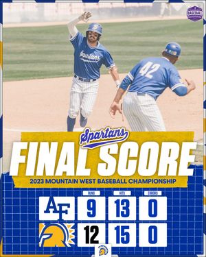 Image post by @SanJoseStateBSB on Twitter
