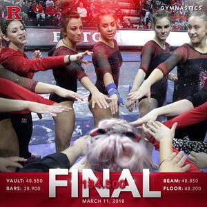 Image post by @rutgersgymnastics on Instagram