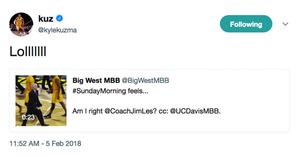 Image post by @bigwestsports on Instagram