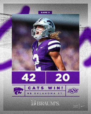 Image post by @kstatefb on Instagram