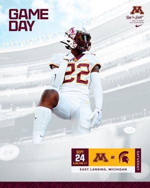 Image post by @GopherFootball on Twitter
