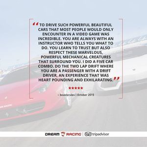 Image post by @DreamRacing on Facebook