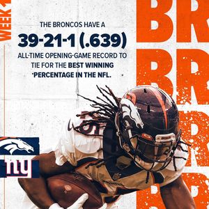 Image post by @broncos on Instagram