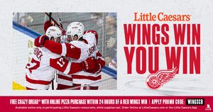 Image post by @DetroitRedWings on Twitter