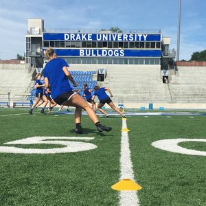 Image post by @drakewomensoccer on Instagram