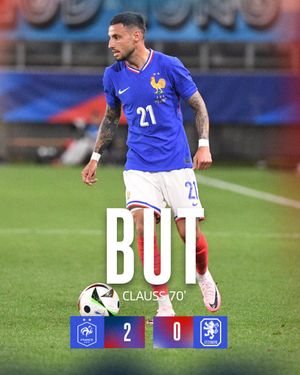 Image post by @equipedefrance on Twitter