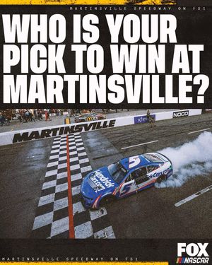 Image post by @nascaronfox on Instagram