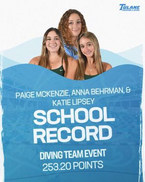 Image post by @tulaneswimdive on Instagram
