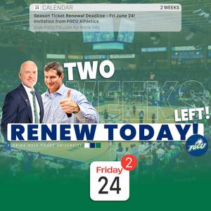 Image post by @fgcuathletics on Instagram