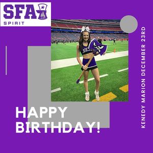 Image post by @sfa_cheer_ on Instagram