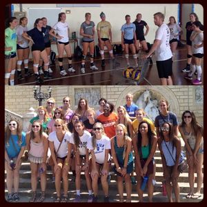 Image post by @nsu_vball on Instagram