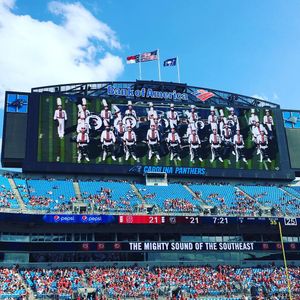 Image post by @carolinabanddrumline on Instagram