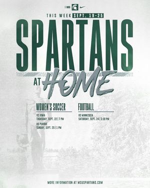 Image post by @msu_athletics on Twitter