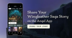 Image post by @WingfeatherSaga on Facebook