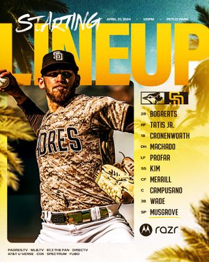 Image post by @Padres on Twitter