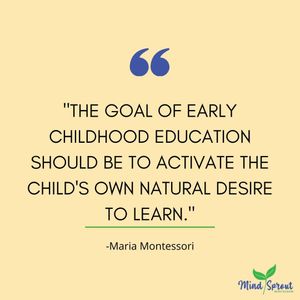 Image post by @mindsproutmontessori on Instagram